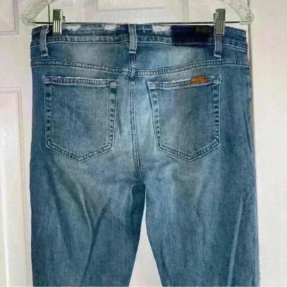 Joe's Jeans Skinny Ankle Distressed Denim Jeans Kathryn Wash Size 28 - Picture 5 of 6